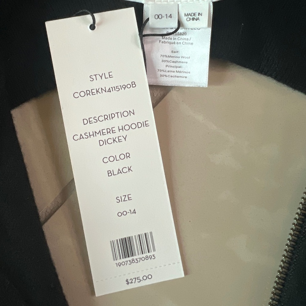 2811 Veronica Beard Pyle Dickey Jacket, Cashmere Hoodie & Hoodie Dickey size 2 - Picture 6 of 16
